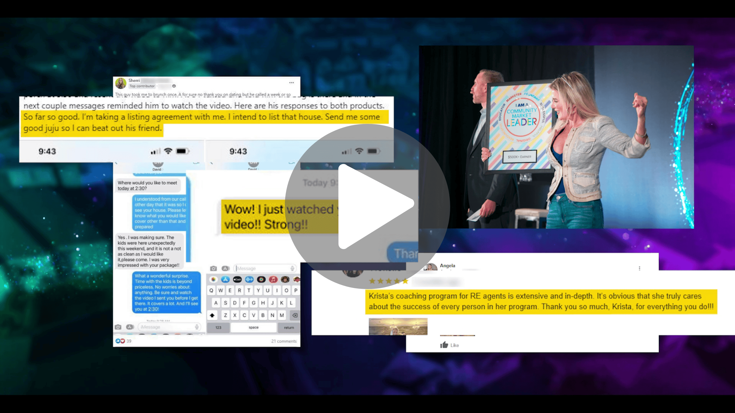Krista Mashore Testimonials